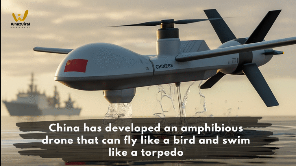 China drone that flies and swims– SeaDuck transitioning from air to water