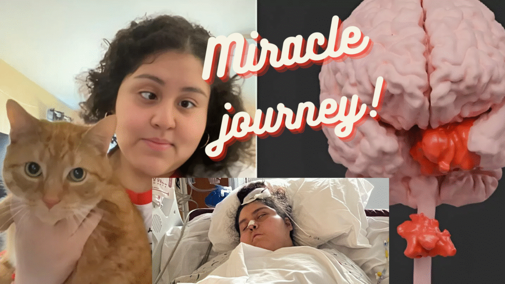 Karla's Miracle journey before and after the third nostril surgery