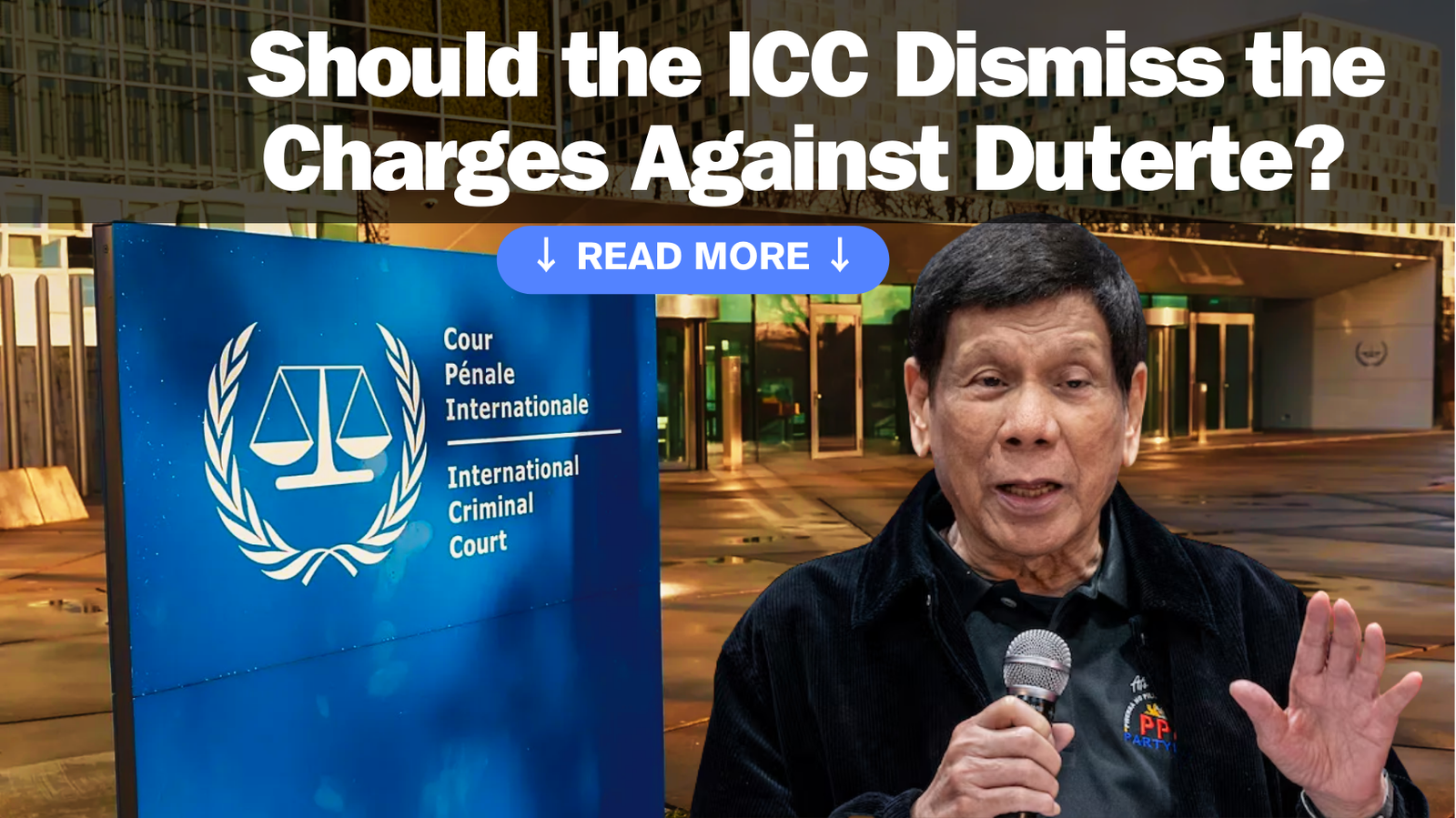Former Philippine President Rodrigo Duterte who faces an ICC confirmation of charges hearing at The Hague in February 2026 over alleged extrajudicial killings